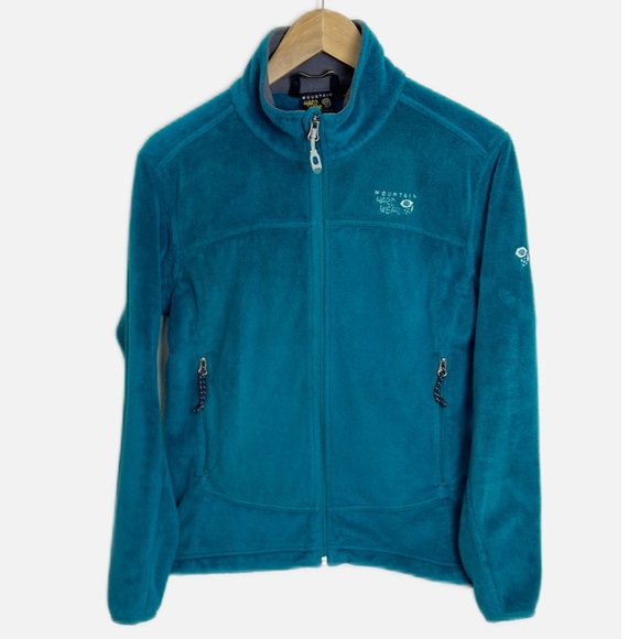 Mountain Hardwear Pyxis Teal Fleece Jacket S - Picture 1 of 11